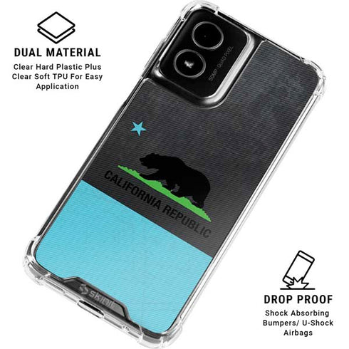 California Neon Republic Moto G Power 5G (2024) Clear Case