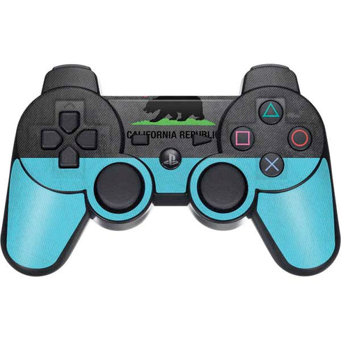 California Neon Republic PS3 Dual Shock wireless controller Skin