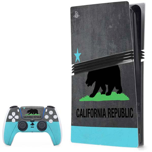 California Neon Republic PlayStation PS5 Skins