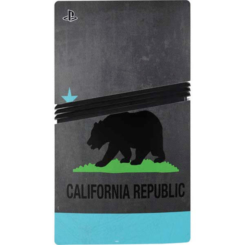 California Neon Republic PS5 Pro Console Skin