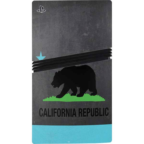 California Neon Republic PS5 Pro Disk Bundle Skin