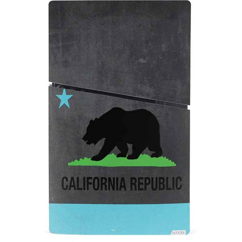 California Neon Republic PS5 Slim Digital Edition Console Skin