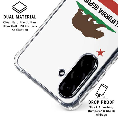 California Republic Galaxy A36 5G Clear Case