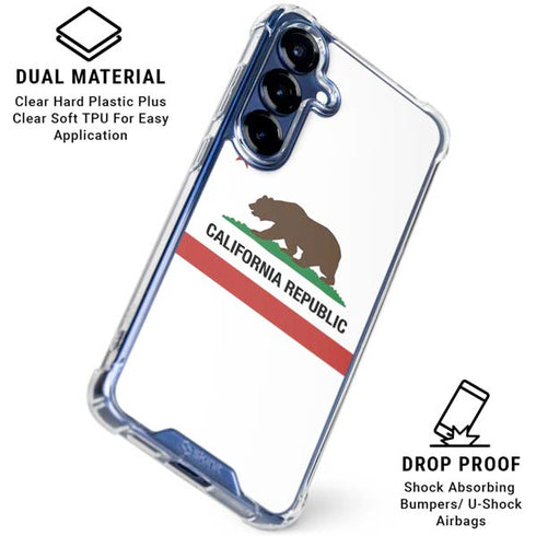 California Republic Galaxy S25 Plus Clear Case