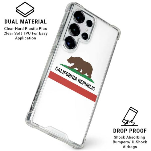California Republic Galaxy S25 Ultra Clear Case