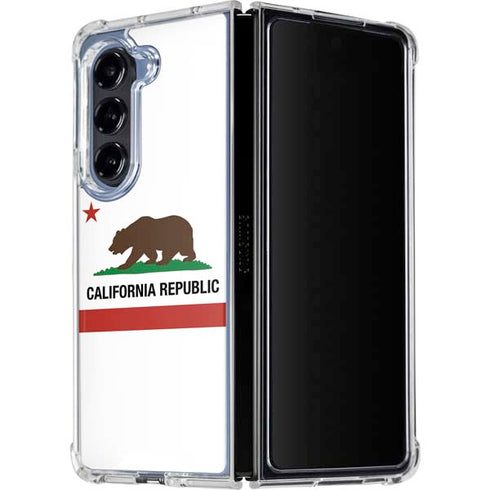 California Republic Galaxy Z Fold5 5G Clear Case