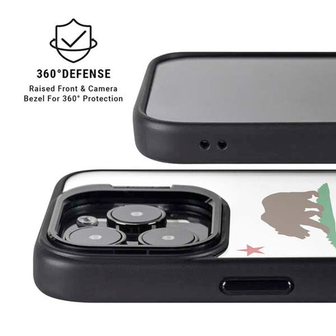 California Republic iPhone 14 Pro Max Kickstand Case