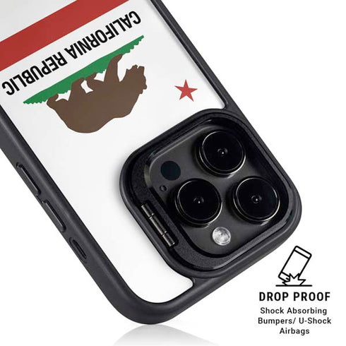 California Republic iPhone 14 Pro Max Kickstand Case