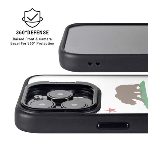 California Republic iPhone 15 Pro Max Kickstand Case