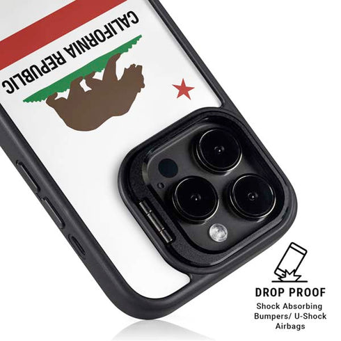 California Republic iPhone 15 Pro Max Kickstand Case
