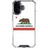 California Republic iPhone 16 Clear Case