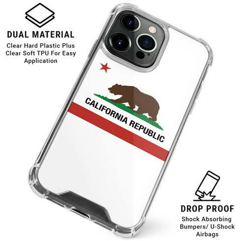 California Republic iPhone 16 Pro Max Clear Case
