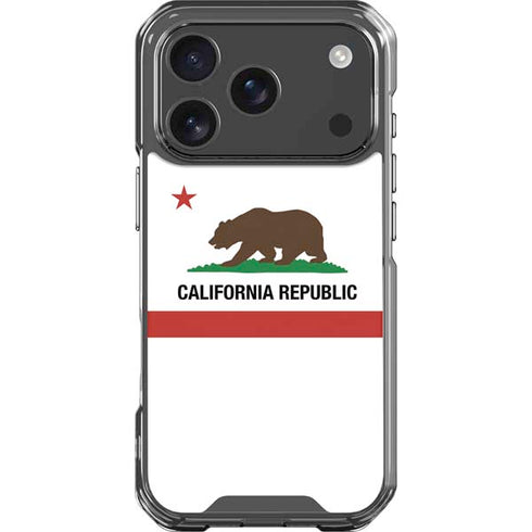 California Republic iPhone 18 Pro Clear Case