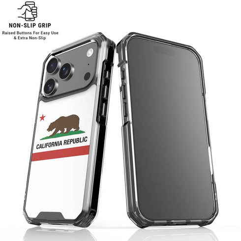 California Republic iPhone 18 Pro Clear Case