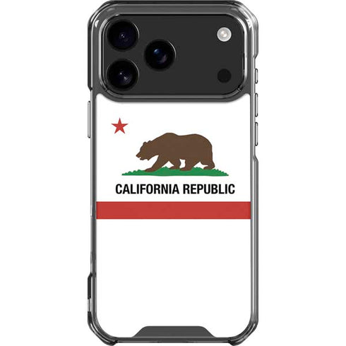 California Republic iPhone 18 Pro Max Clear Case