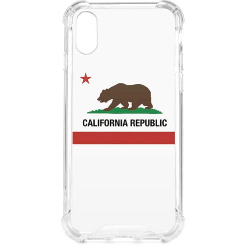 California Republic iPhone XS Clear Case