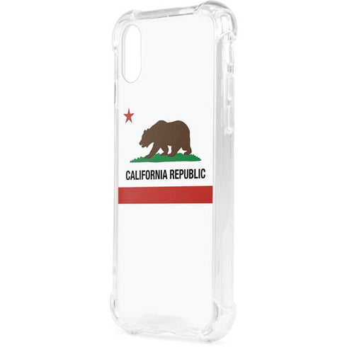 California Republic iPhone XS Clear Case