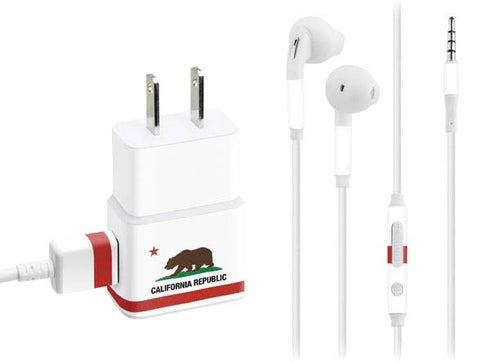 California Republic Phone Charger Skin