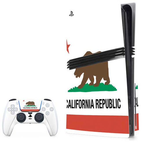 California Republic PS5 Pro Disk Bundle Skin