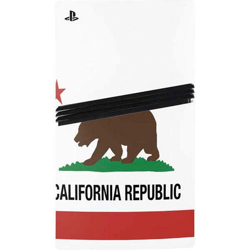 California Republic PS5 Pro Disk Console Skin