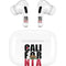 California White Block AirPods Skins