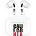 California White Block AirPods Skins