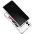 California White Block Gabb Phone 4 Clear Case