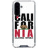 California White Block Galaxy A36 5G Clear Case