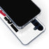 California White Block Galaxy A55 5G Clear Case