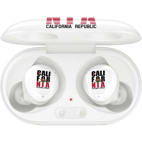 California White Block Galaxy Buds Plus Skin