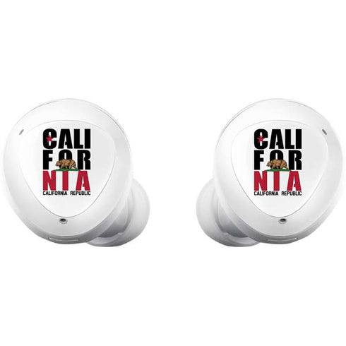 California White Block Galaxy Buds Plus Skin
