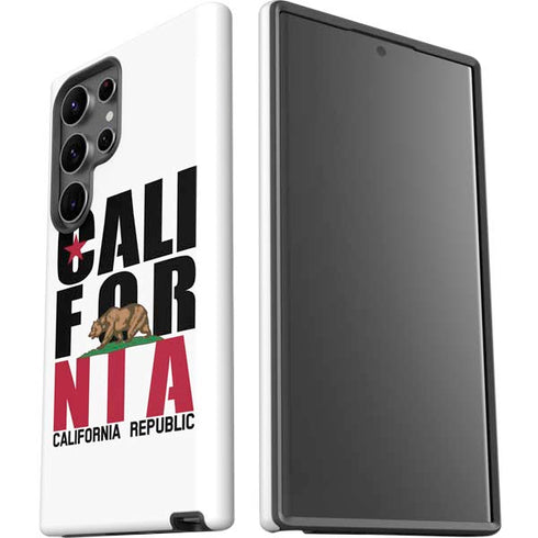 California White Block Galaxy S23 Ultra Pro Case