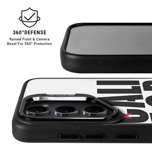 California White Block Galaxy S25 Kickstand Case