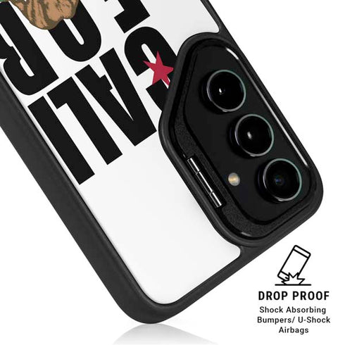 California White Block Galaxy S25 Kickstand Case