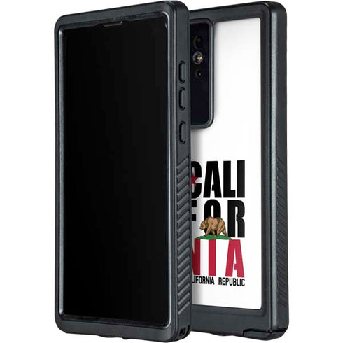 California White Block Galaxy S24 Ultra Waterproof Case