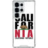 California White Block Galaxy S25 Ultra Clear Case