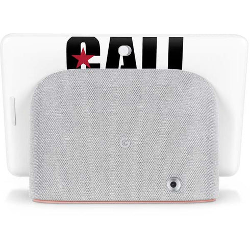 California White Block Google Home Hub Skin