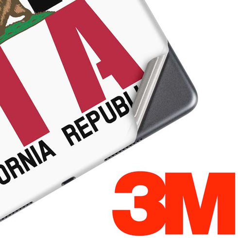 California White Block iPad Skins
