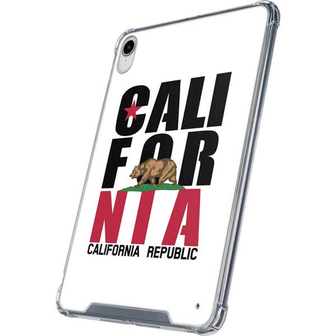 California White Block iPad 11th Gen (2025) Clear Case