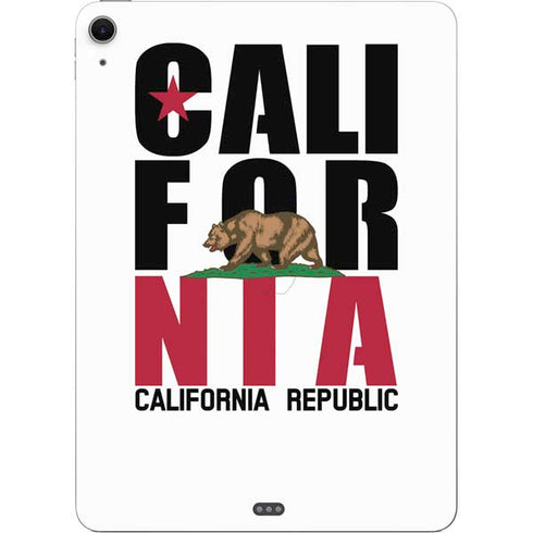 California White Block Apple iPad Air Skin