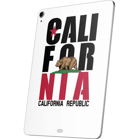 California White Block Apple iPad Air Skin