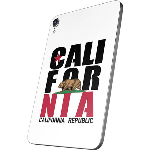 California White Block Apple iPad Mini Skin