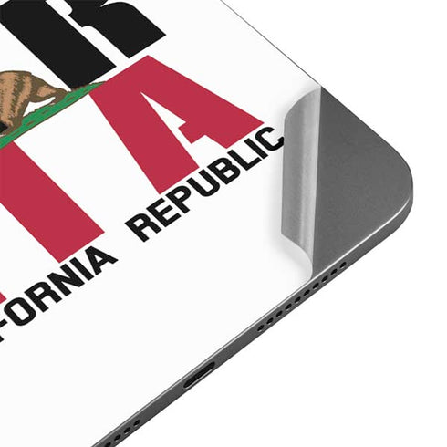 California White Block Apple iPad Mini Skin