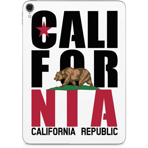 California White Block Apple iPad Pro Skin