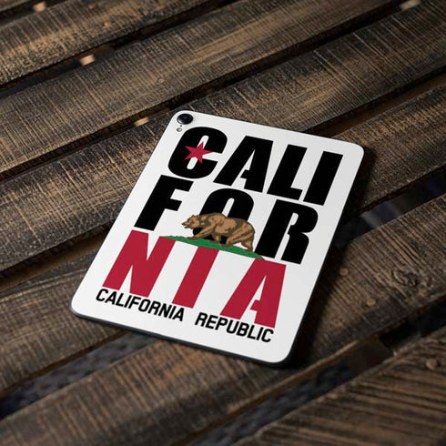 California White Block Apple iPad Pro Skin