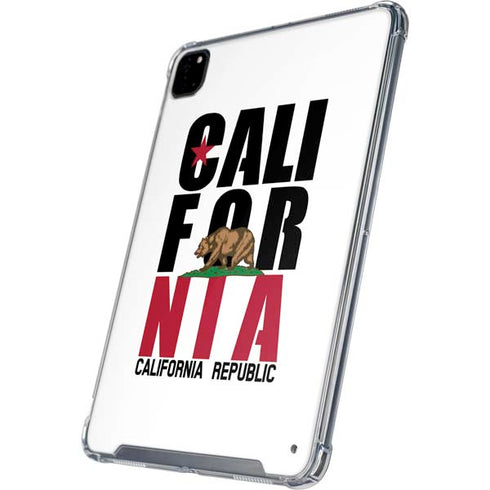 California White Block iPad Cases
