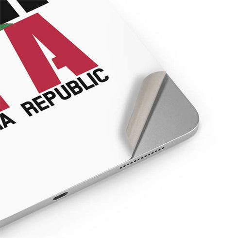 California White Block iPad Pro 13in M4 (2024) Skin