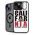California White Block iPhone 13 Kickstand Case