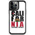 California White Block iPhone Cases