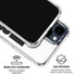 California White Block iPhone 15 Clear Case